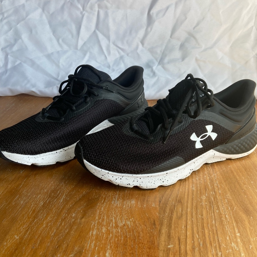 Under Armour Black and White Sneakers